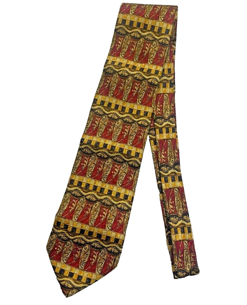 #7464 Ermenegildo Zegna men's multi-color silk necktie